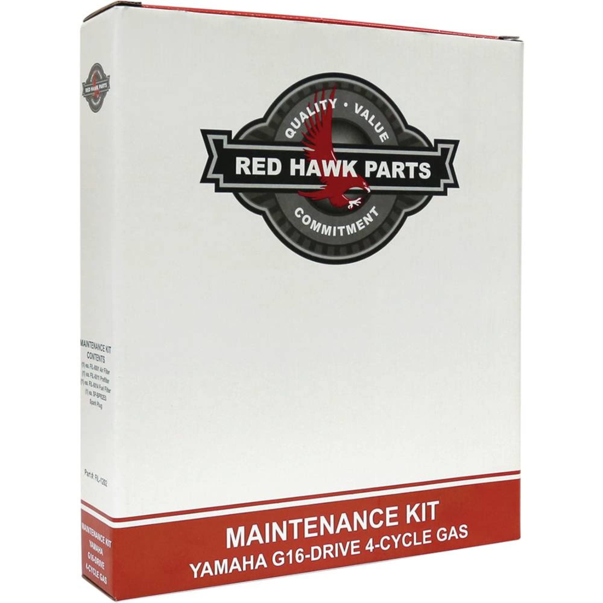 Red Hawk FIL-1202 Tune-Up Kit Compatible With/Replacement For Yamaha Drive and G16-G22, 4-cycle, gas 22-048, GCA-JR6TN-UP-KT