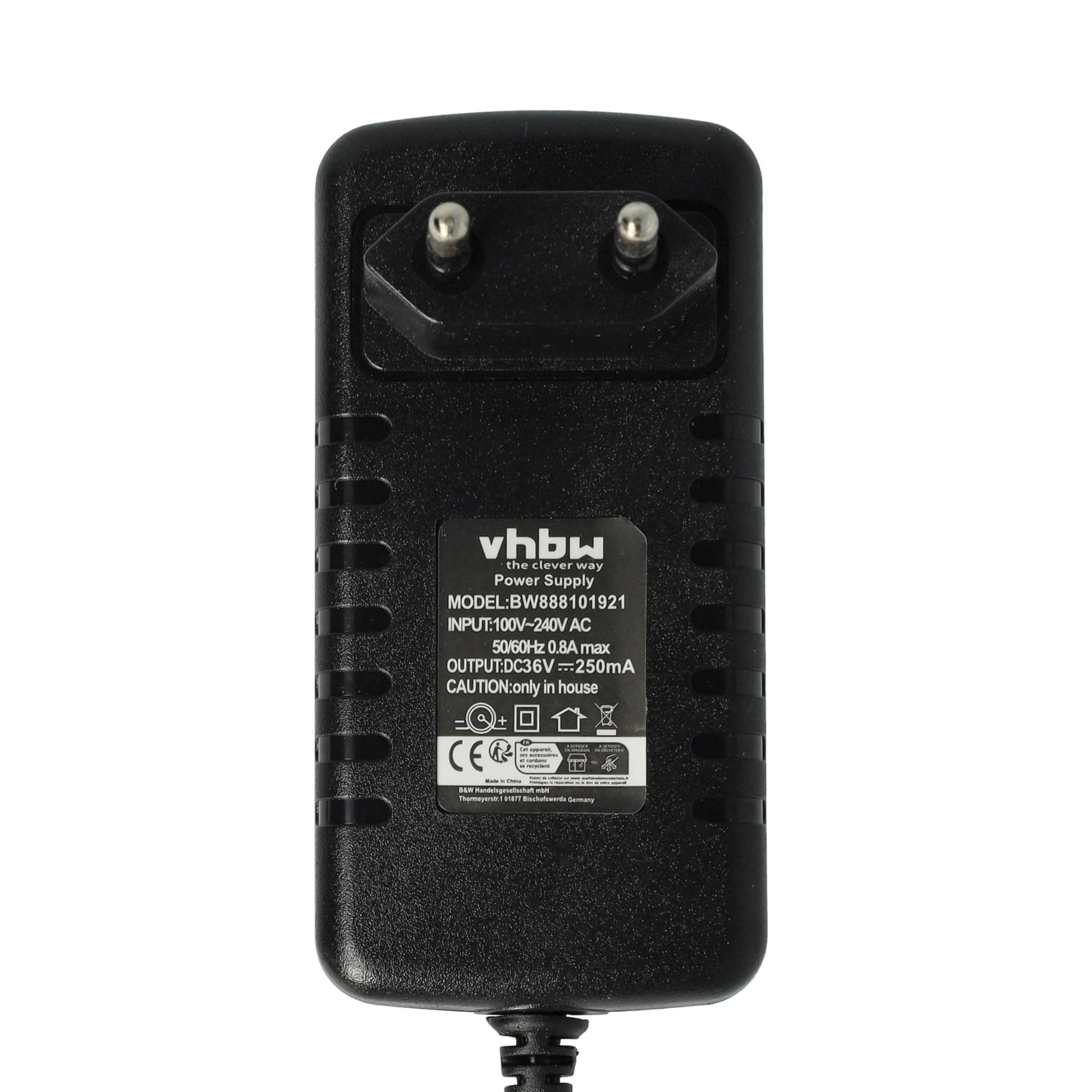 Vhbw Alimentatore Caricabatterie Sostituisce SIL/Hoover 360020, SSA-10W EU Per Aspirapolvere Portatile, 144cm - Foto 3