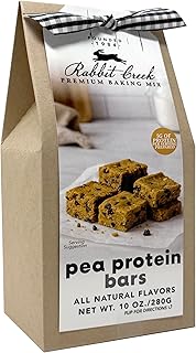 Rabbit Creek No Bake Protein Bar Mix, No Bake Energy Bar Mix Easy to Make, Pea Protein and Add Your Own Nut Butter Yields 12 Servings