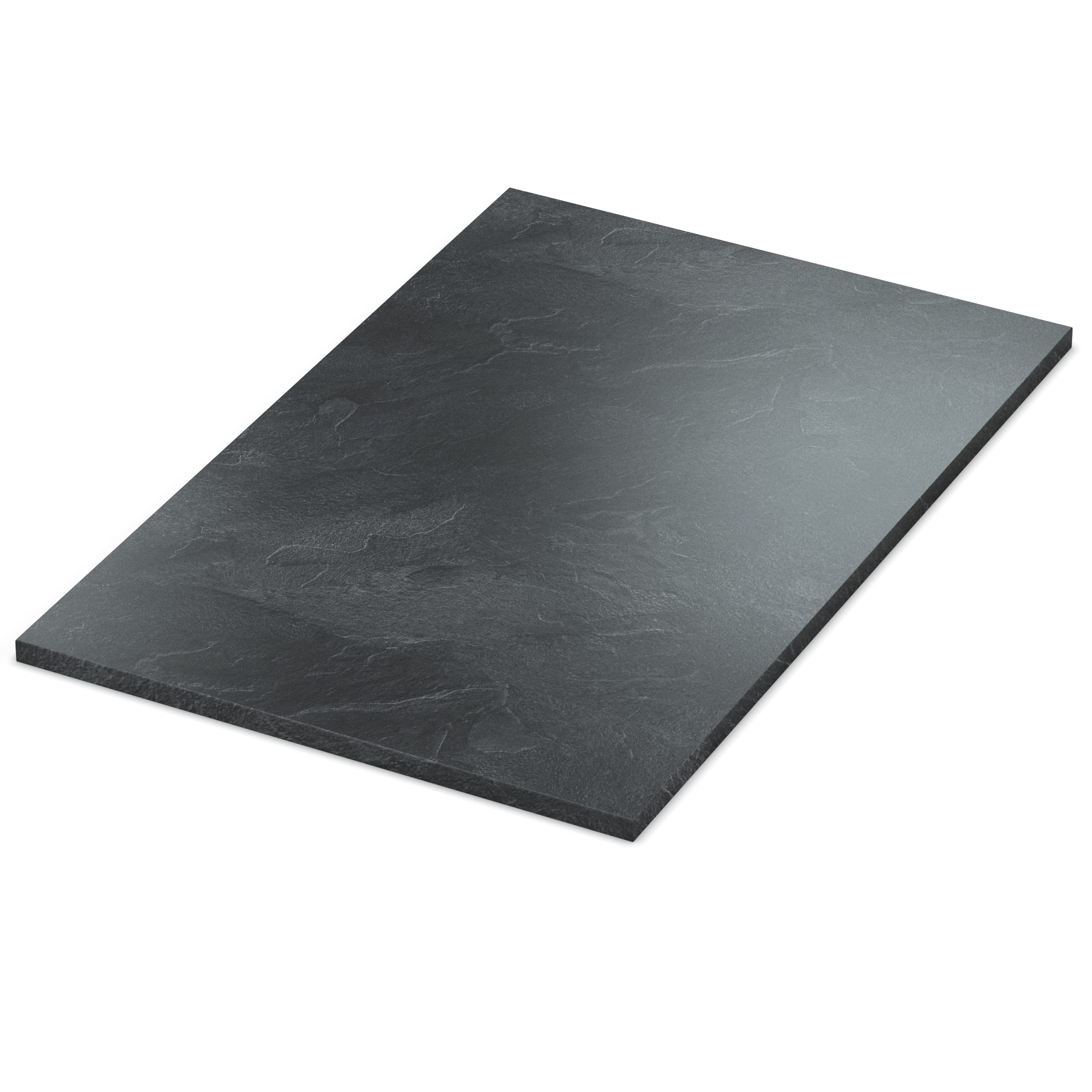 AUPROTEC Piano del tavolo 28mm in ardesia 100x70 cm | Pannello truciolare con bordo ABS da 2mm e incollaggio PU | rivestito in melammina | robusto e idrorepellente