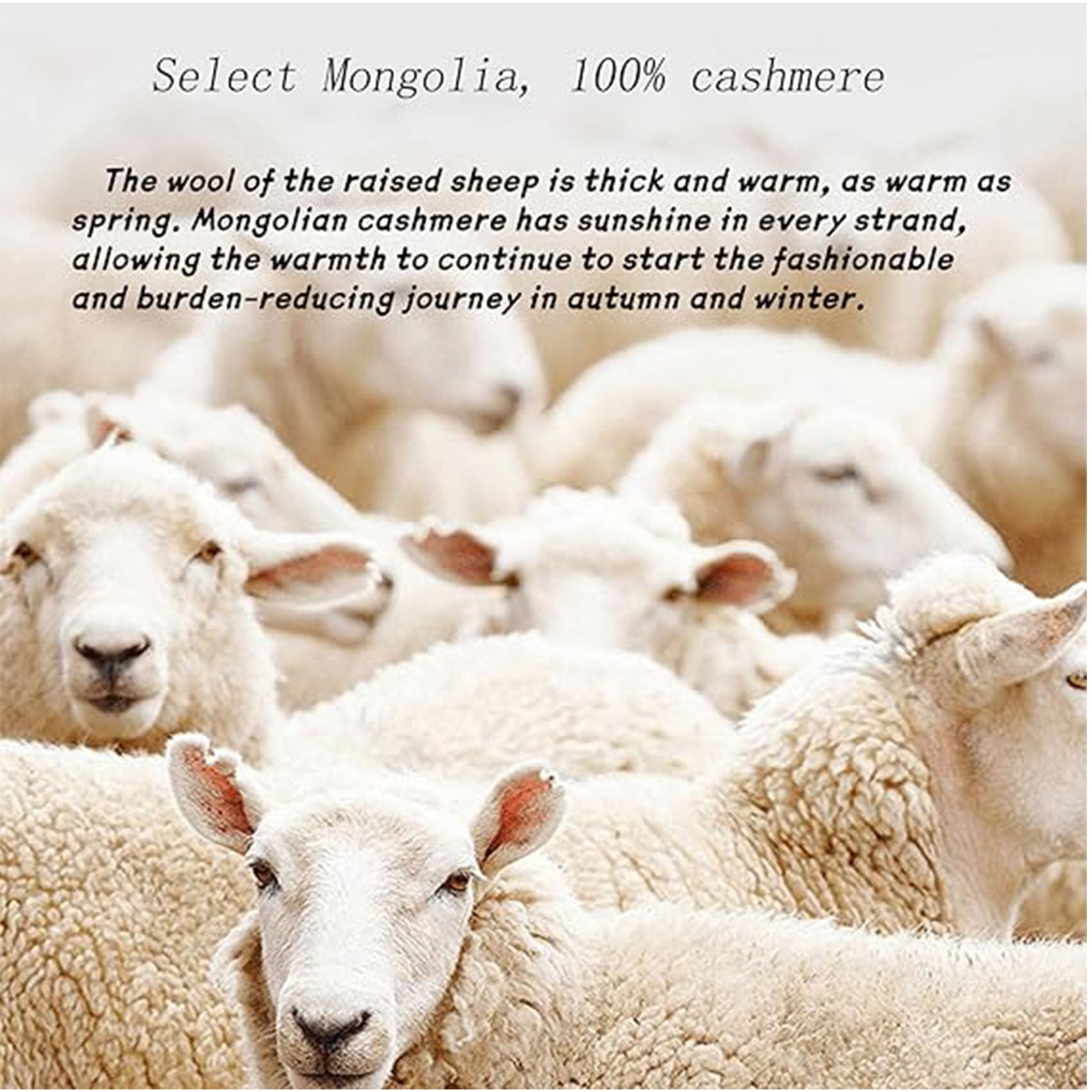 Jeeeun Cashmere Sweaters for Women, Womens Cashmere Sweater, Cashmere Crew Neck Long Sleeve Soft Pullover Sweater