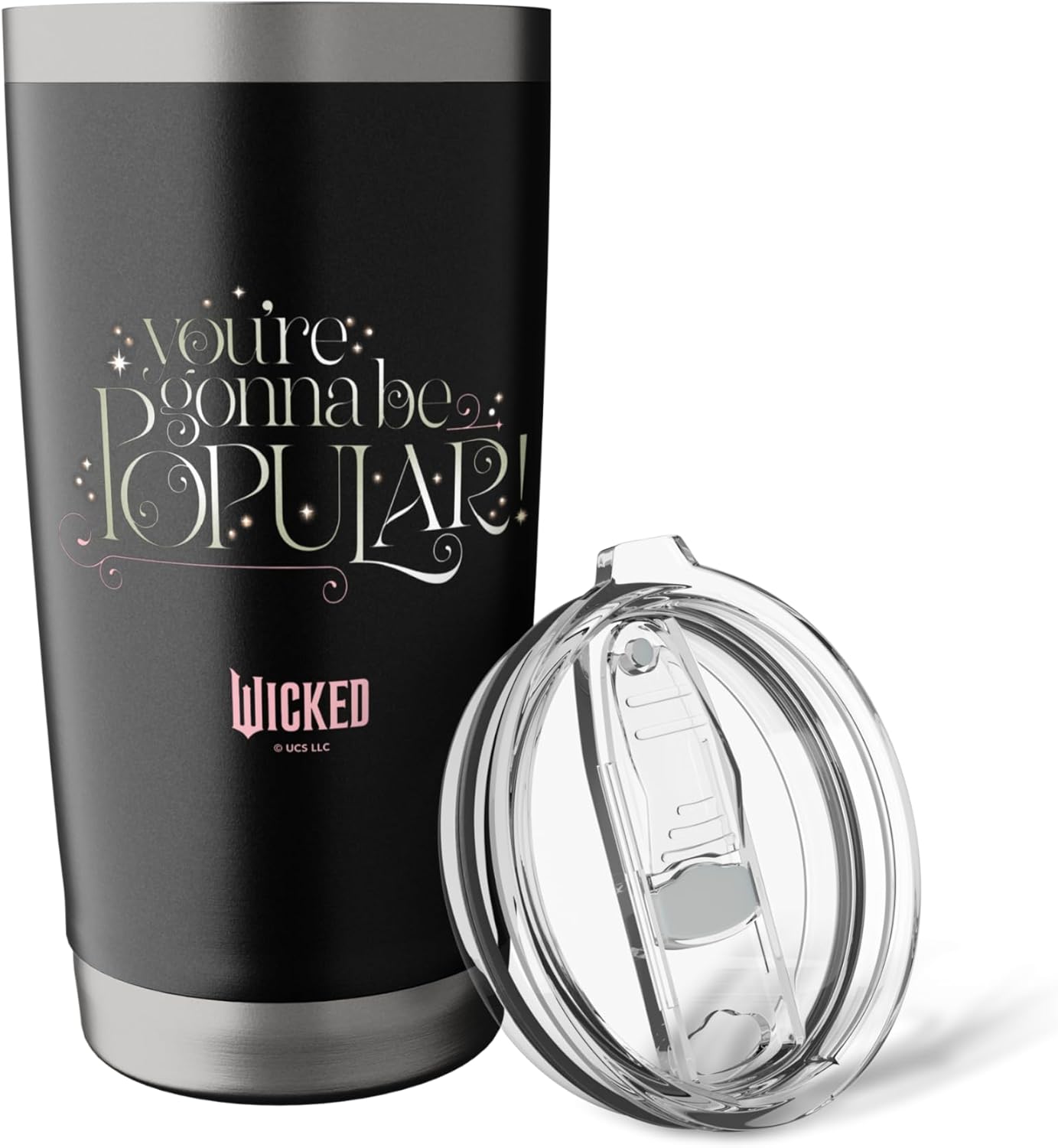 Wicked You're Gonna Be Popular Stainless Steel Insulated Tumbler - Image 5