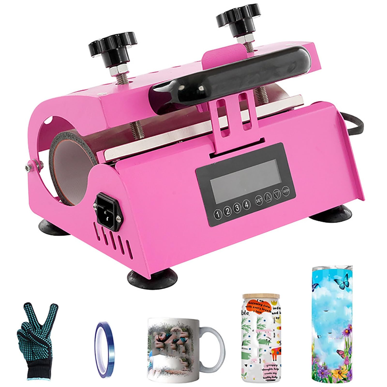 Photo 1 of ***USED - LIKELY MISSING PARTS - UNABLE TO VERIFY FUNCTIONALITY***
Portable Tumbler Heat Press, for 11-15oz, 16-25oz, 30oz Sublimation Blanks Tumblers Press - Heat Transfer Vinyl Mug Press with Temp&Timer Setting for Coffee/Ceramic Mug Cup