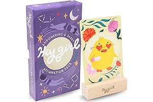 Hey Girl Sassy Affirmation Cards for Women: Empowering Self-Love & Confidence