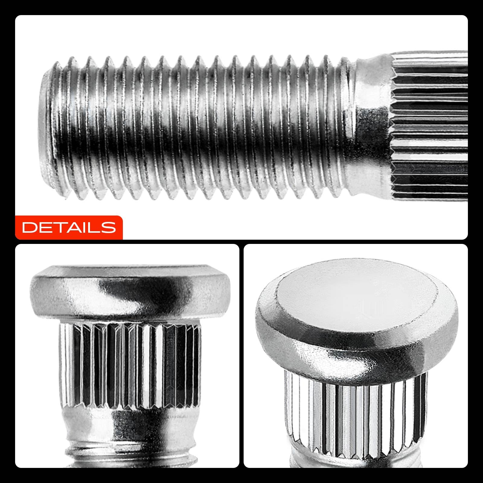 Frankberg 20x Radbolzen Radschraube Vorne Hinten Kompatibel mit A,u,r,i,s A,v,e,n,s,i,s Camry Carina Celica Corolla Crown Dyna Hilux Land Cruiser Yaris 1980-2019 Replace# 9094202049