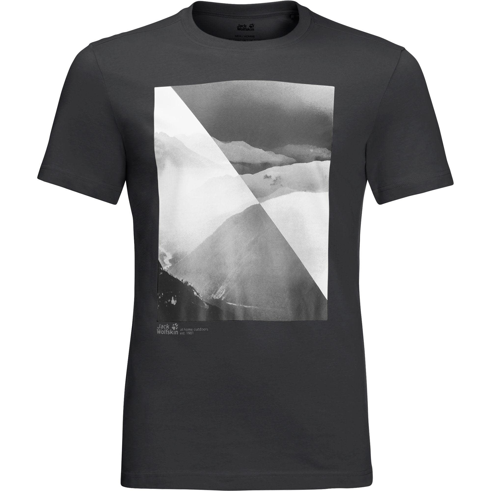 Jack Wolfskinmens Mountain T M Shirt