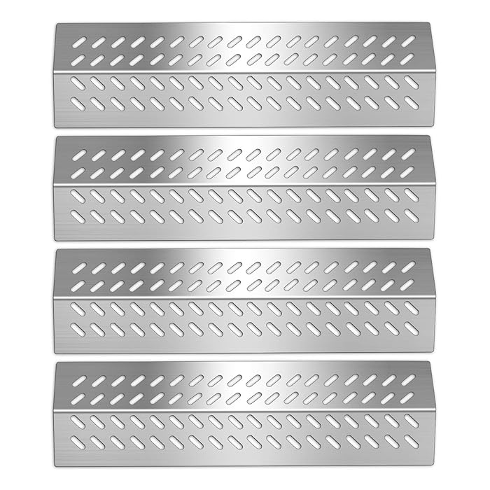 Buy Zemibi Stainless Steel Flame Tamers, 4 PC Grill Heat Plate Gas