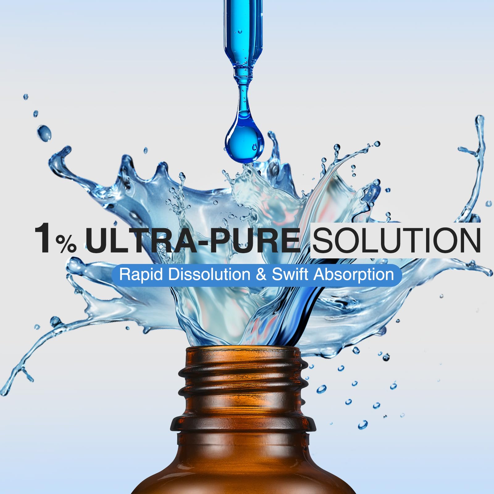 Methylene Blue 1% Solution | 10mg/ml for Humans | Third-Party Lab Tested of Ultra High Purity | 60ml Liquid Drops | Formaldehyde & Alcohol-Free | Beginner-Friendly Formula (2FL.OZ)