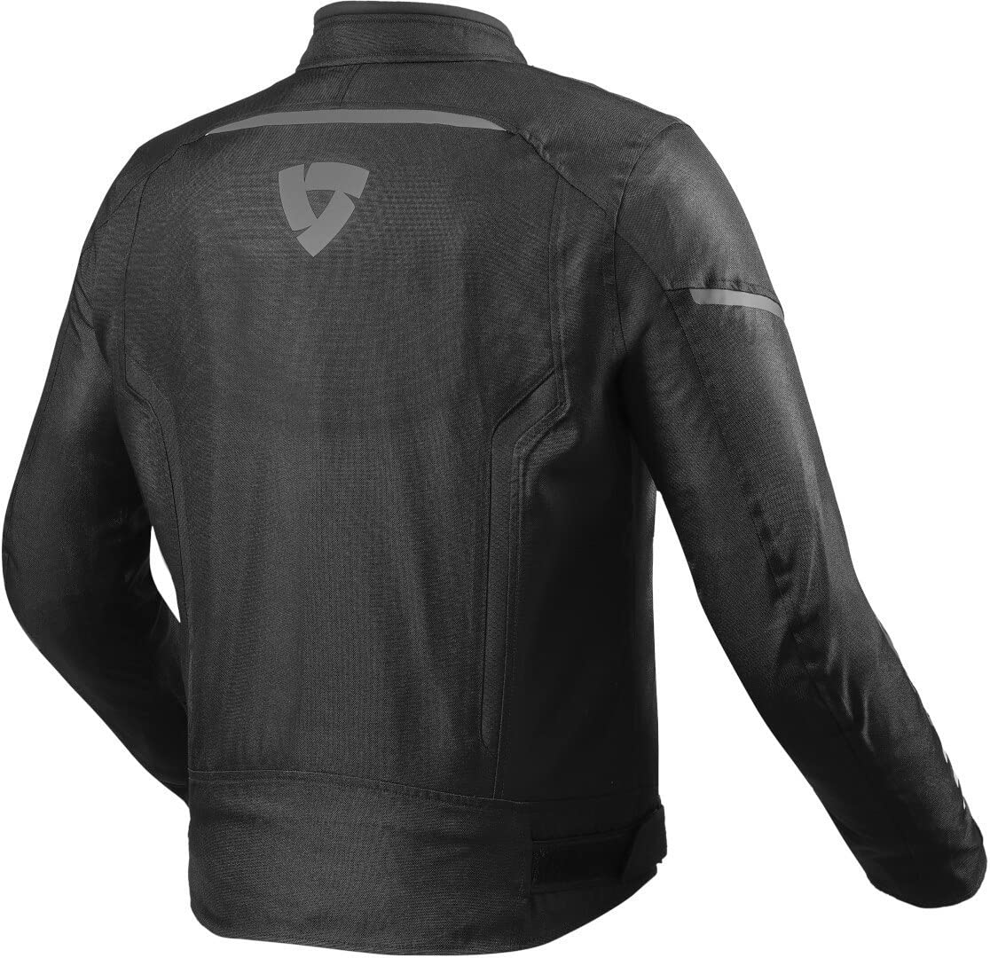 REV'IT! Revit Sprint H20 Giacca tessile moto, nero/grigio scuro, M