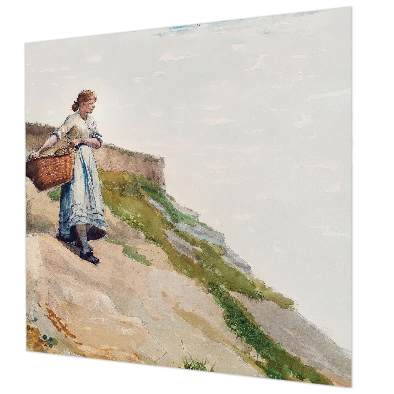 Papier peint paysage féminin avec impression haute qualité pour grand mur