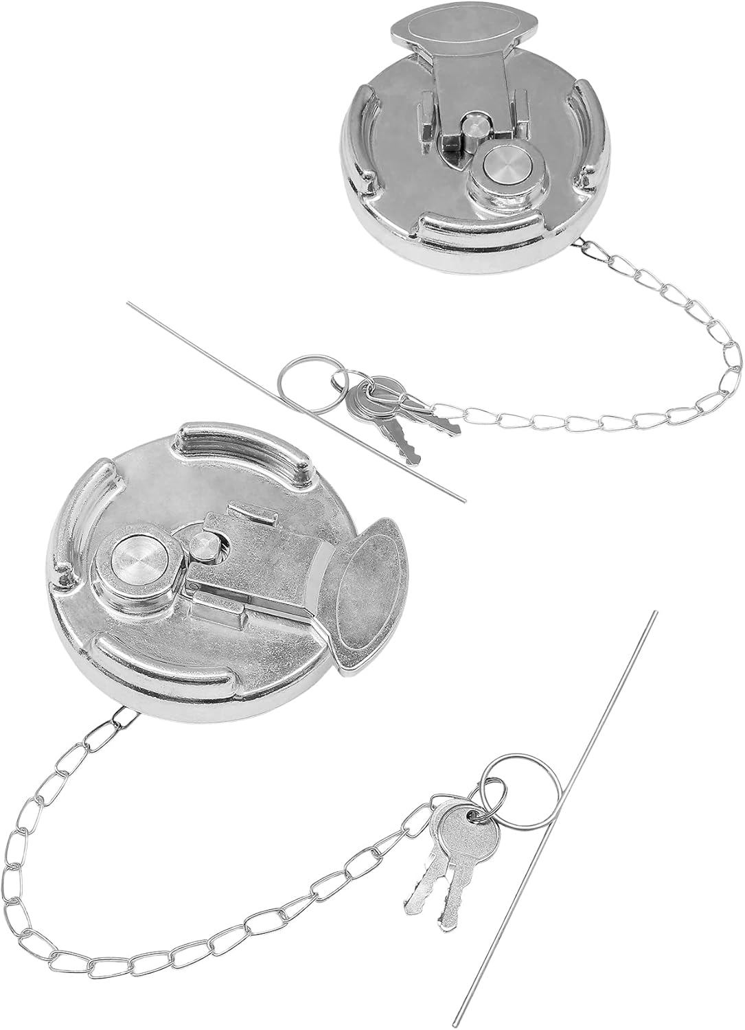 Locking Fuel Cap (2PCS), Compatible with 19722017