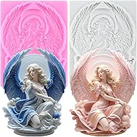 Vista 22 de Angel Baby - Moldes de silicona para decoración de pasteles, decoración de cupcakes, pasta de chicle de chocolate, juego de 4