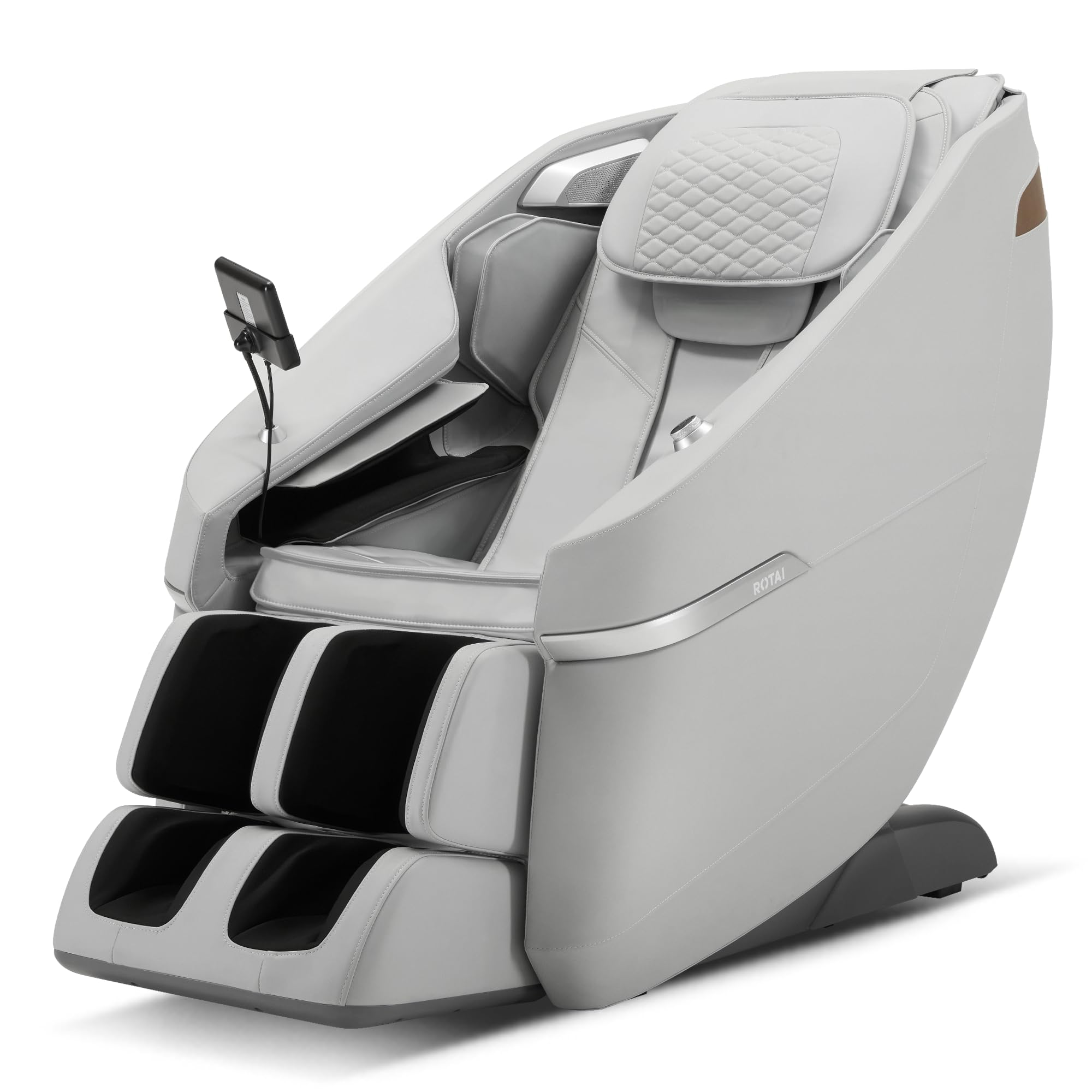 ROTAI Full Body Massage Chair,24 Fixed Massage Nodes,Back Neck Foot Massage for Home,Zero Gravity Rocking Recliner with Heat