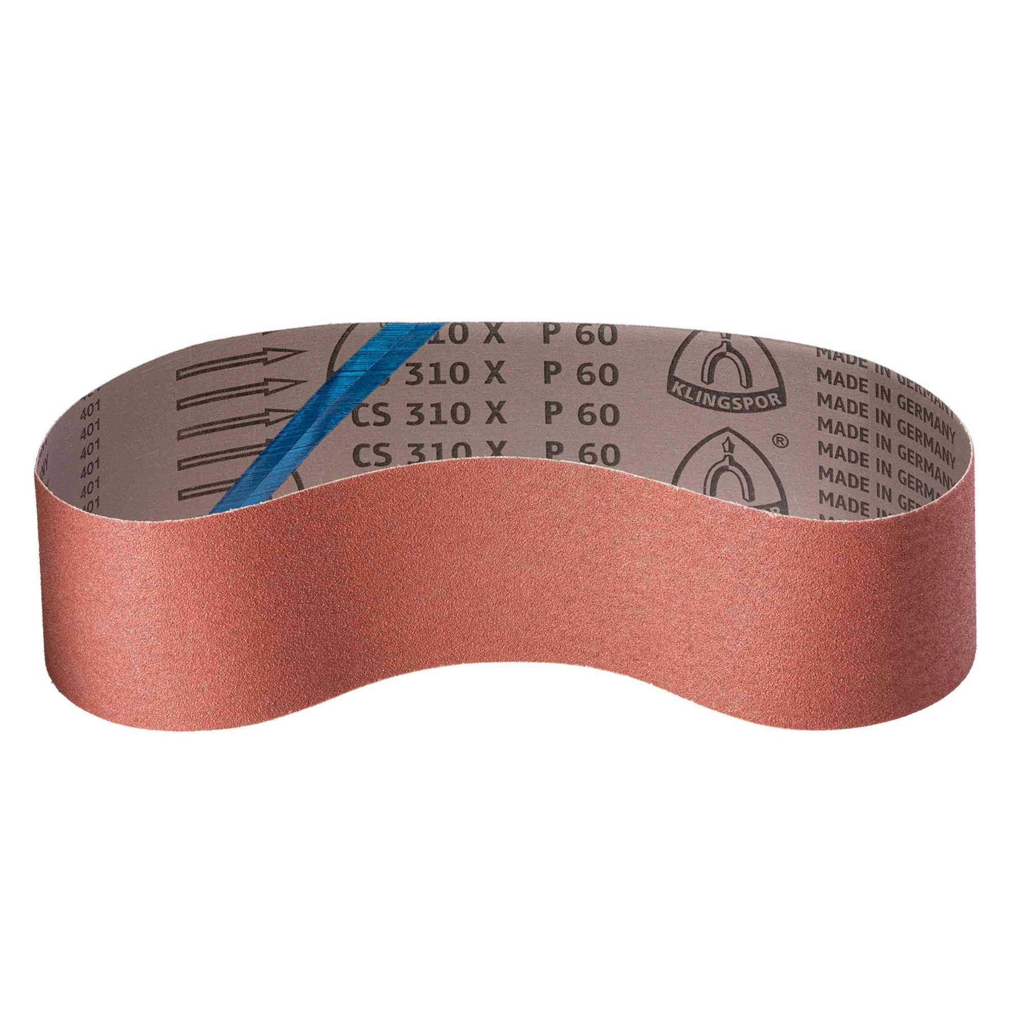 CS 310 X Bandas de lija / tejido de lija | 75 x 457 mm | grano / grano seleccionable: 240 (20 cintas)