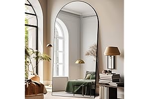 76"x34" Mirror Full Length Arched Mirror, Large Floor Mirror for Home