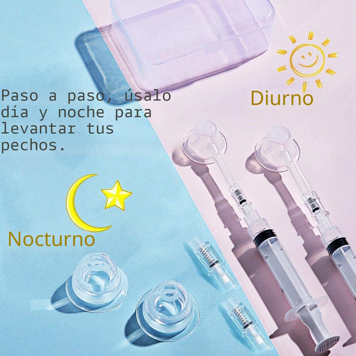 Corrector de Pezón Invertido 2 PC Nipple Aspirador Mujeres Tiradores Extractor para Pezones Planas