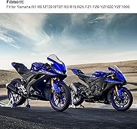 Vista 2 de Acouto Reposapiés delantero Pedal para YZF R1 2002‑2012 para YZF R6 2003-2011 Reposapiés de motocicleta con accesorios