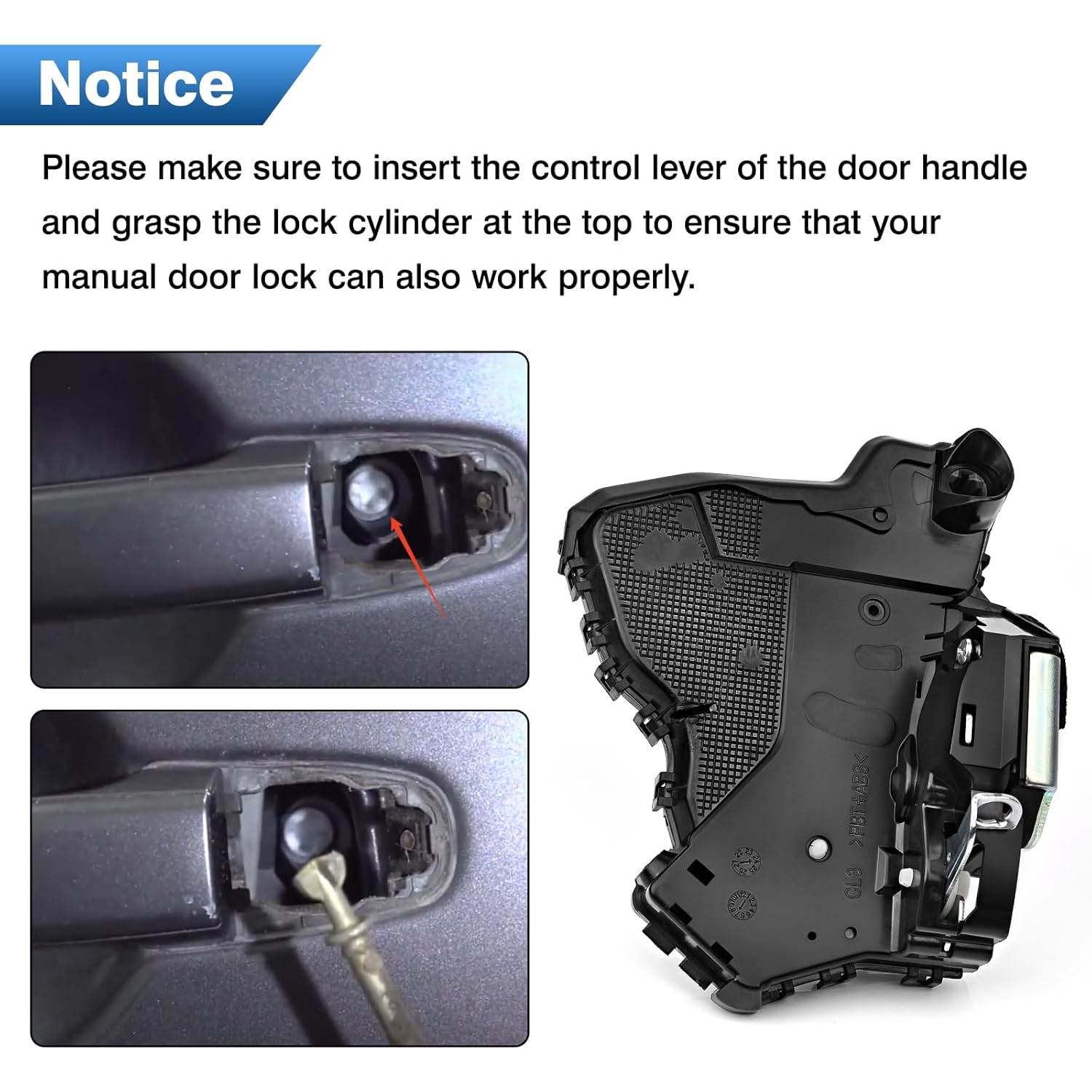 TOP-MAX Driver Side Door Lock Actuator Motor Compatible with Lexus ES350 GS350 LS460 Toyota 4Runner Camry Corolla Highlander RAV4 Sienna Tundra Matrix Scion tC xB xD, Replaces 69040-06180, 931-401