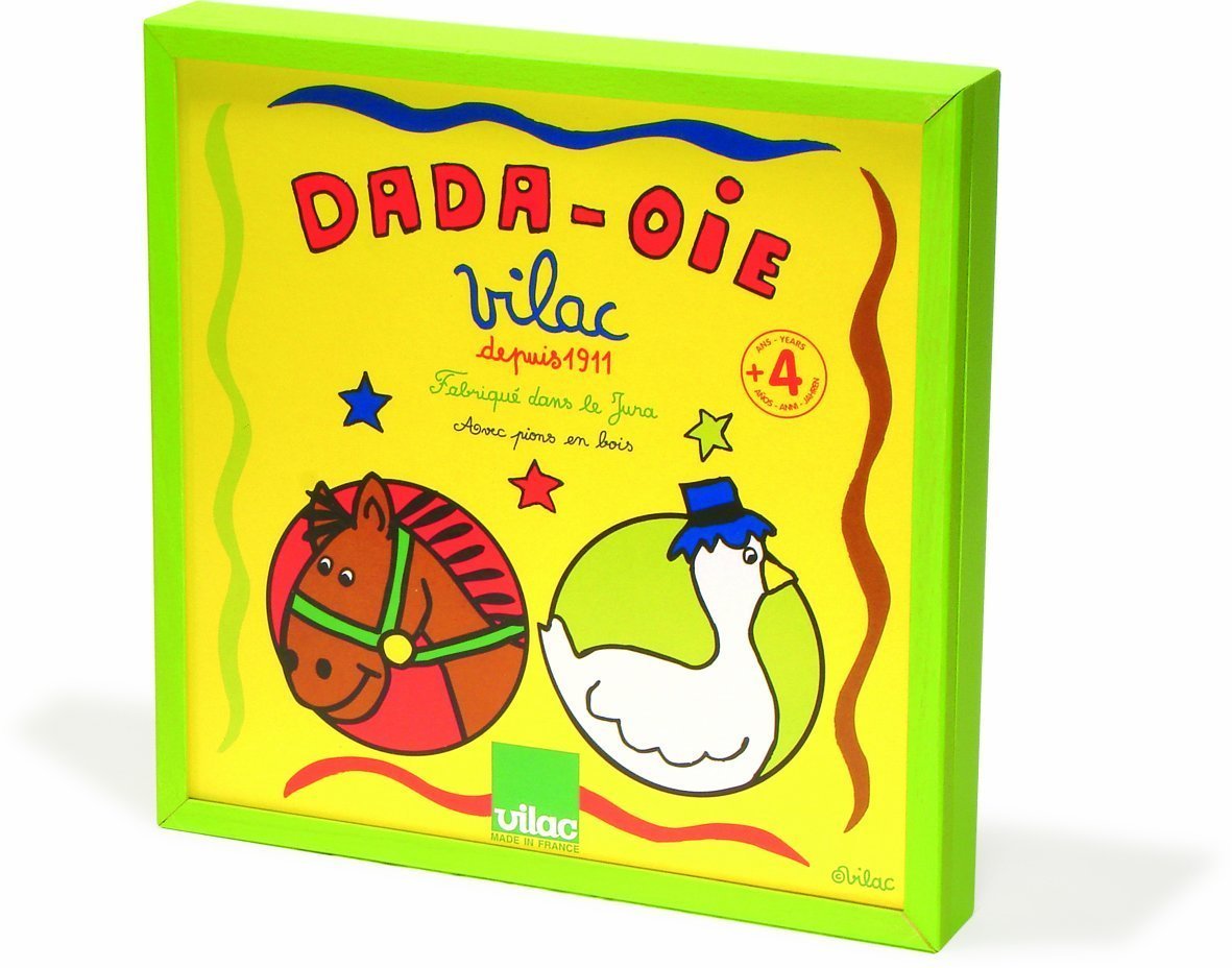 Vilac - Dada Oie Classique 2 à 4 joueurs - Jeu de plateau classique - A partir de 4 ans - 6117
