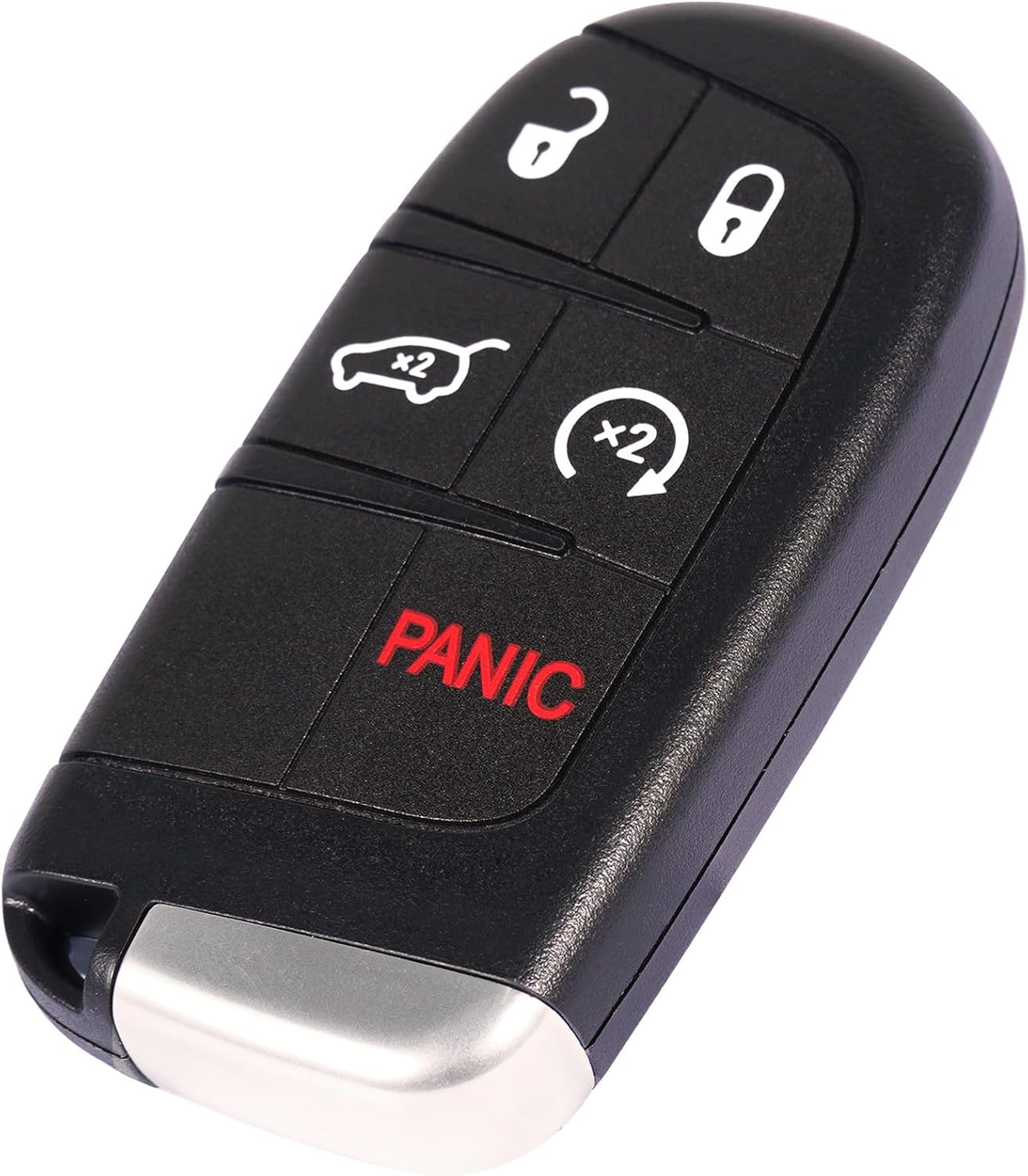 TOP-VIGOR Remote Car Key Fob 433MHz Compatible with Jeep Grand Cherokee Dodge Durango 2014 2015 2016 2017 2018 2019 2020 2021 2022, M3N40821302 ID46 Chip Keyless Entry Key Fob 5 Buttons with Door Key