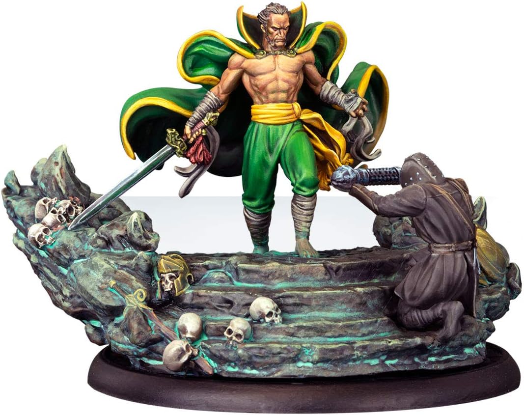 Knight Models Batman Miniature Game: Ras Al Ghul – 35MM Scale - Unpainted – Ages 14+