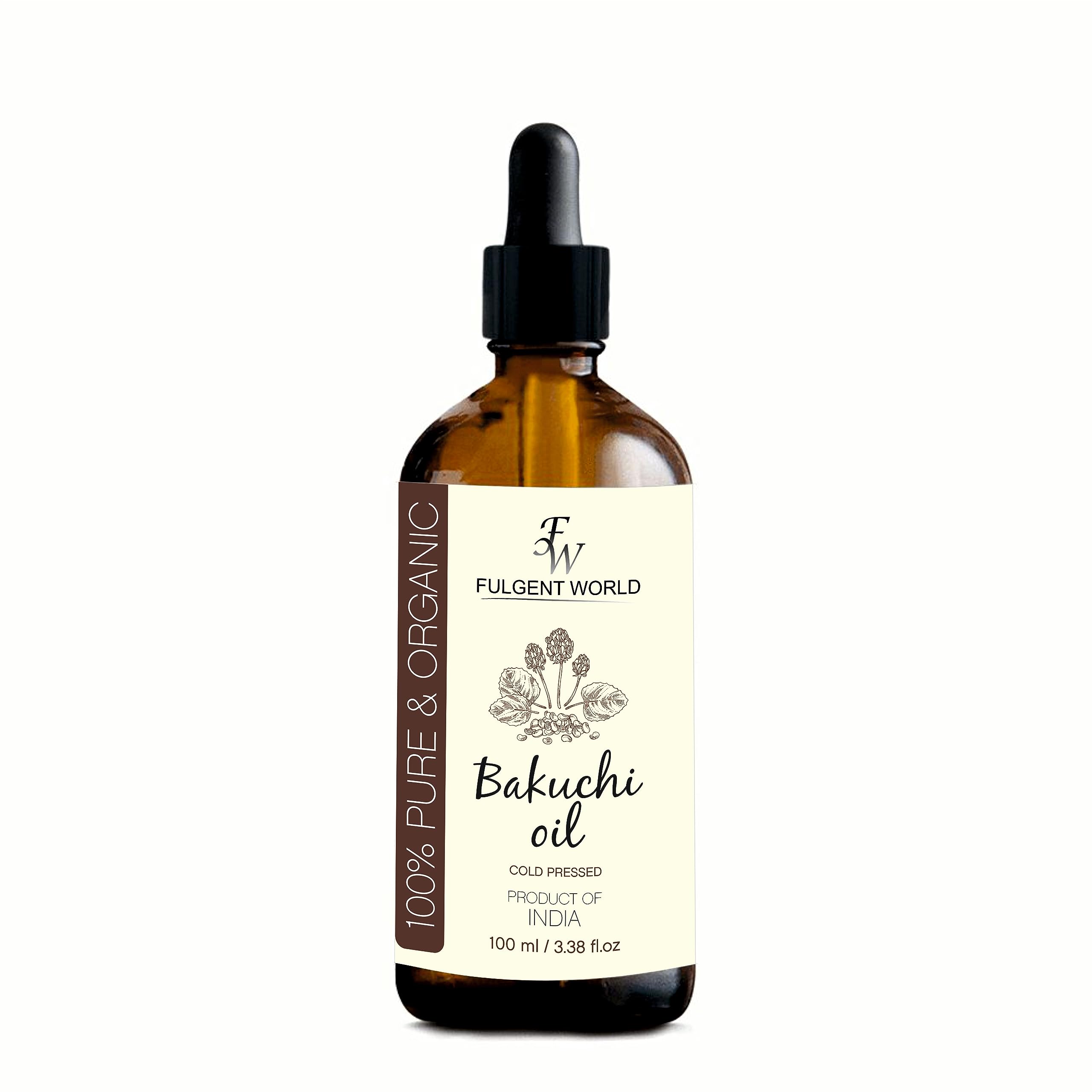 Bakuchi olejek do pielęgnacji skóry, organiczny tłoczony na zimno, 100 ml