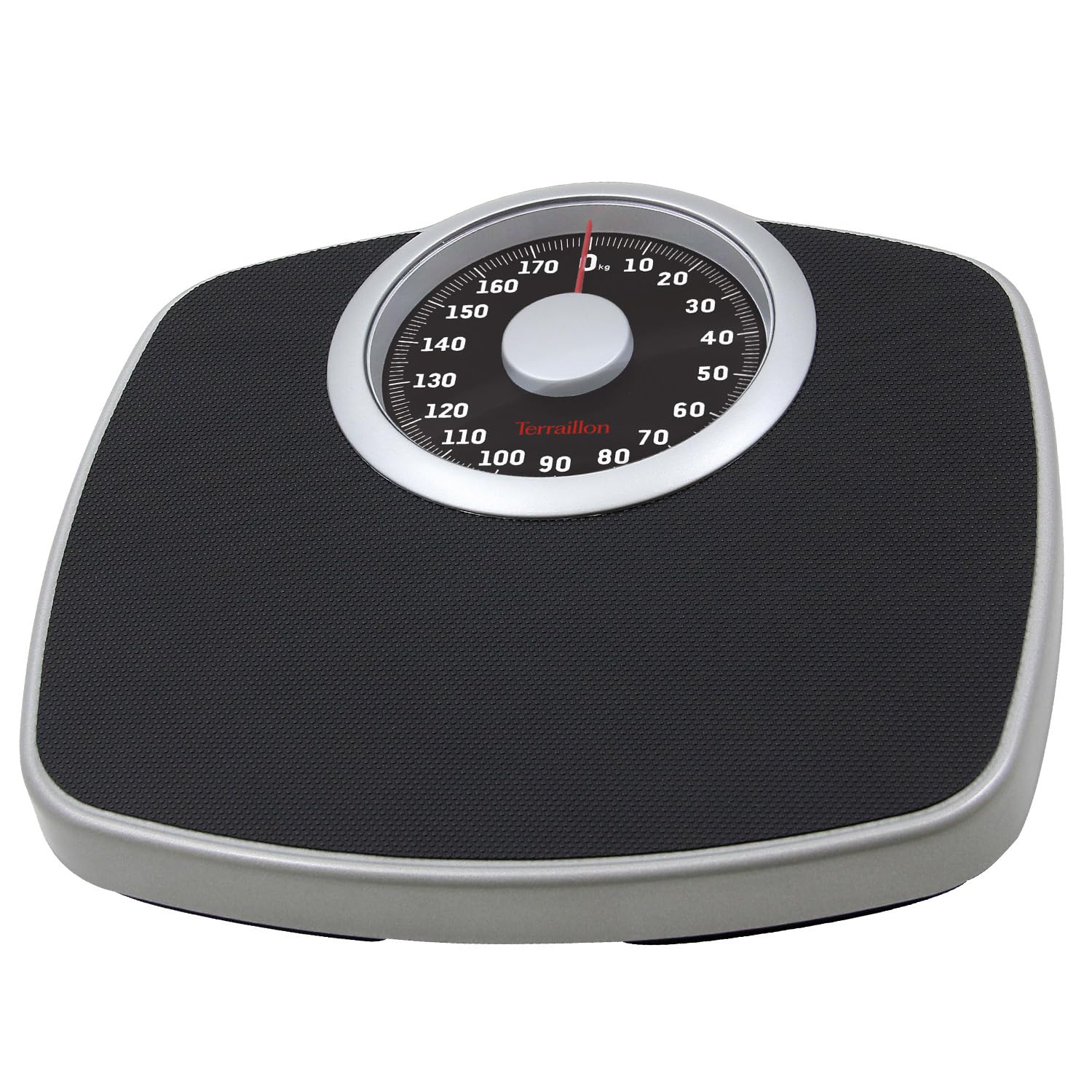 TERRAILLON NEO T Mechaniczna waga osobowa 180 kg podział 1 kg czarny srebrny