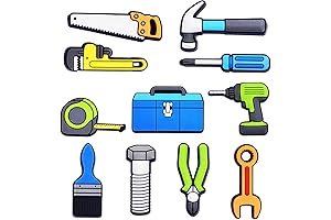 Exclusive Male Shoe Decoration, Submachine Gun PVC Shoe Charms Accessory for All...