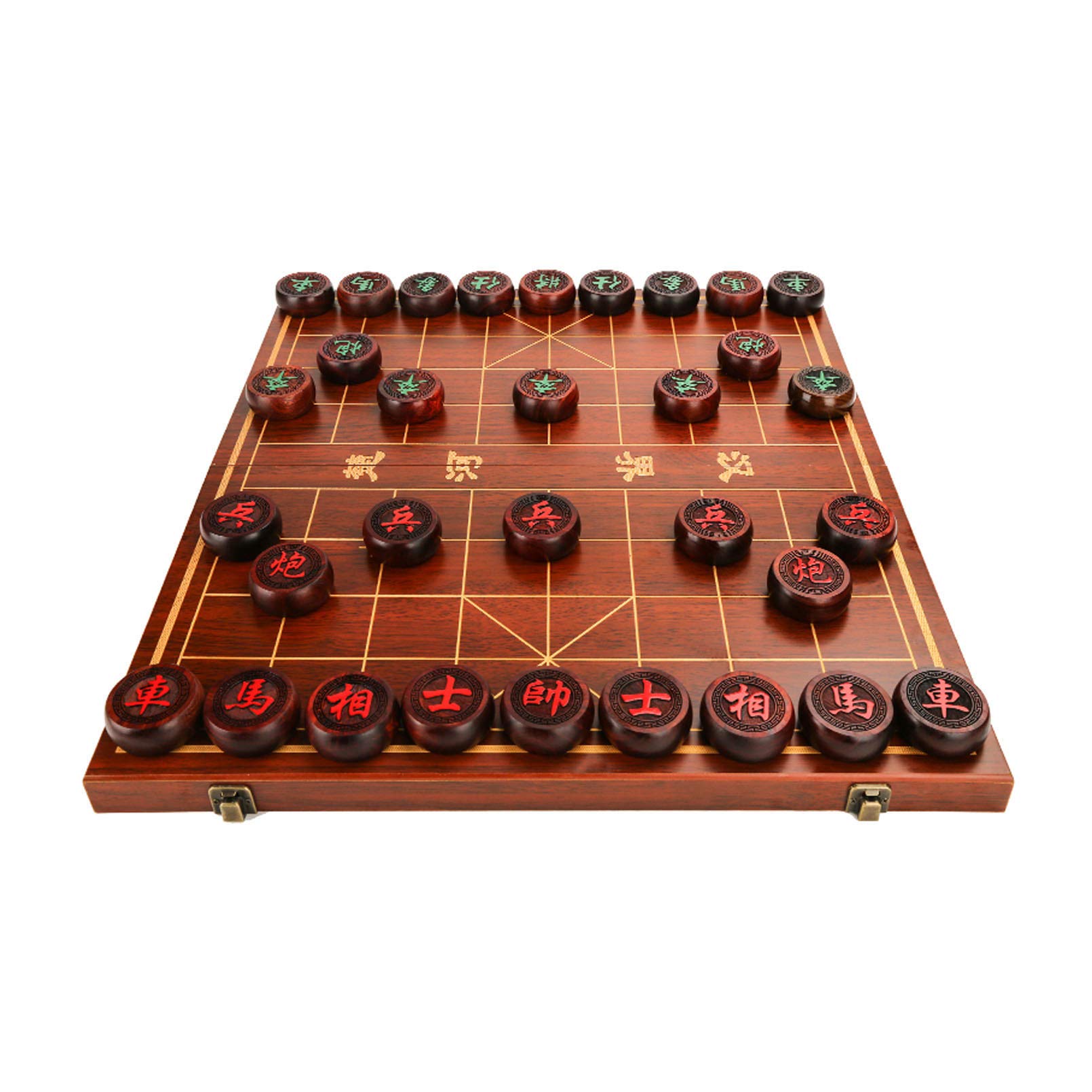 Cutfouwe Scacchi Cinesi (Xiangqi), Gioco da Tavolo da Viaggio con Pezzi di Gioco, Giochi da Tavolo per Adulti E Familiari,10