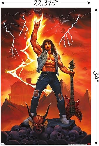 Vista 10 de Trends International Netflix Stranger Things: Season 4 - Póster de Rock On Wall de 22.375 x 34 pulgadas, versión premium sin marco