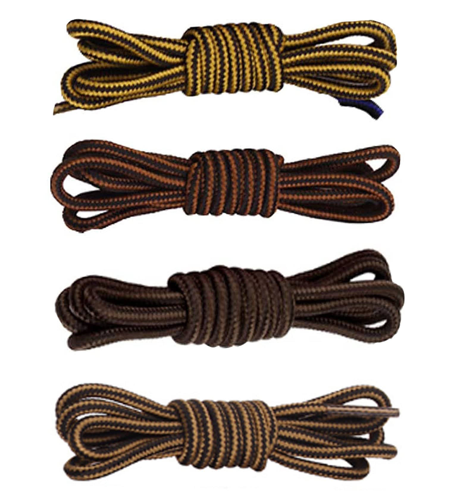 Heavy Duty Round Outdoor Boot Laces For Hiking, Walking & Work Boots