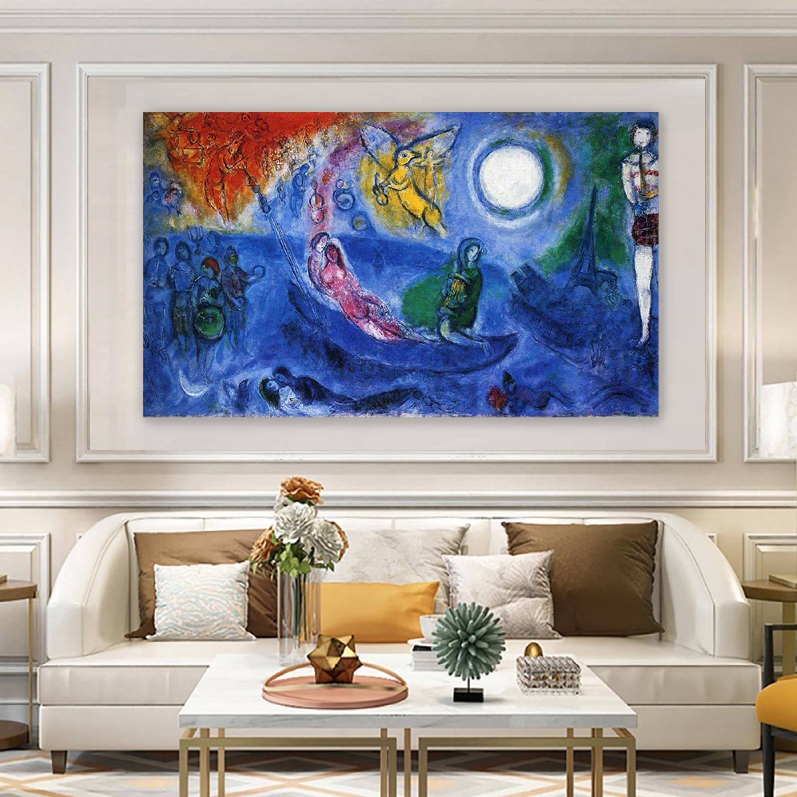 Amazon.com: Marc Chagall Famous Oil Paintings Reproduction on