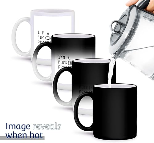 Miniatura 4 de 3dRose mug _ 221162 _ 3 I 'm a Fucking profesional Magic transformando taza, 11 oz, color blanco y negro