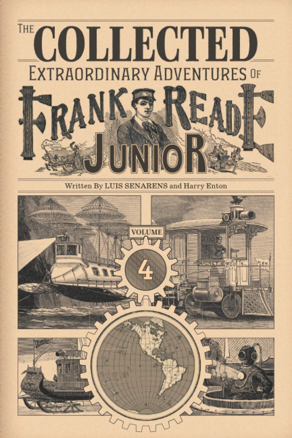 Cover of The Collected Extraordinary Adventures of Frank Reade Junior: Volume 4