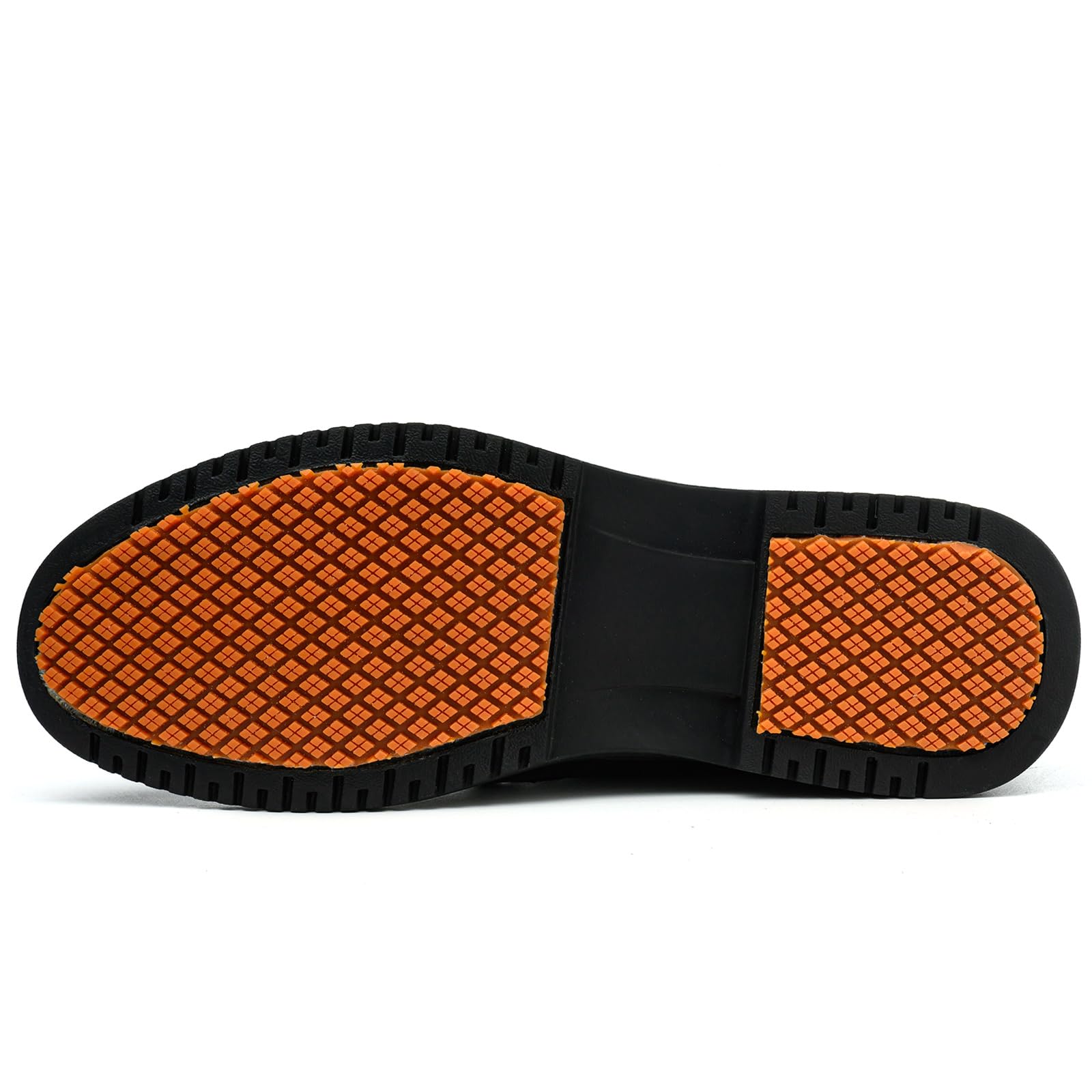 DINGGU Non Slip Work Shoes for Men Waterproof Mens Slip Resistant Shoes?Comfortable Food Service Kitchen Restaurant Chef Work Shoes Black 9