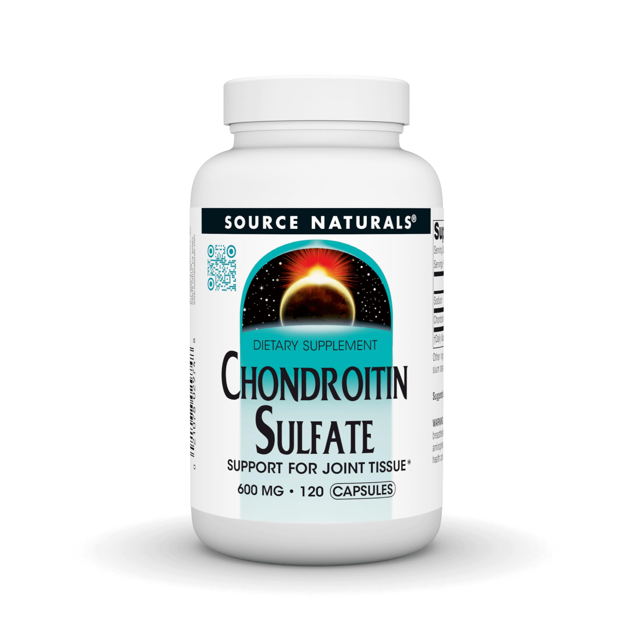 Source Naturals Chondroitin Sulfate, 600 mg - 120 Capsules