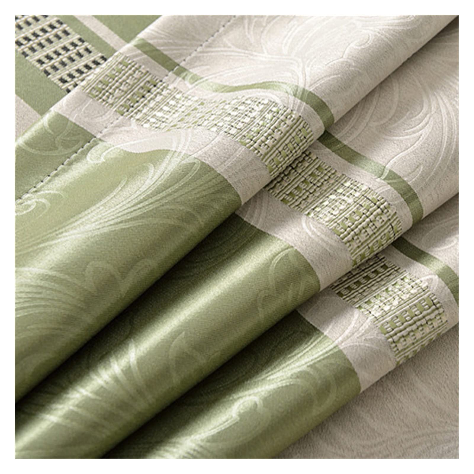 Cortinas de ventanas jacquard estilo europeo opacas para sala de estar y dormitorio