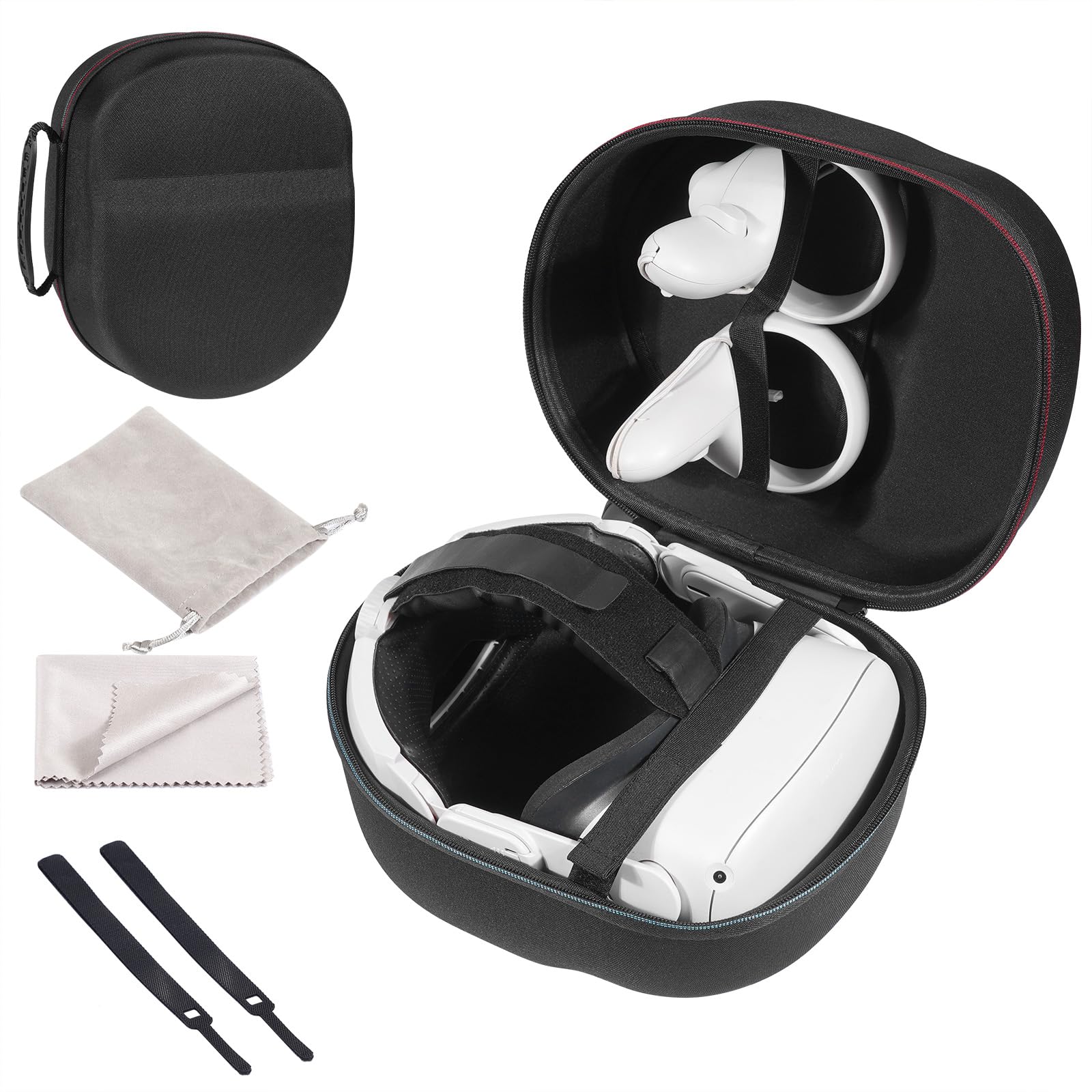 Sponsored Ad – Hard Carrying Case for Meta Quest 3/Quest 2 Accessories PICO 4 VR Headset, Compatible with Elite Strap/Portable Protection for Oculus Quest 2
