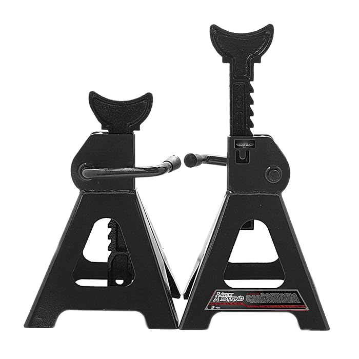 Buy Apextreme Steel Jack Stands 3 Ton Capacity, 1 Pair SelfLocking