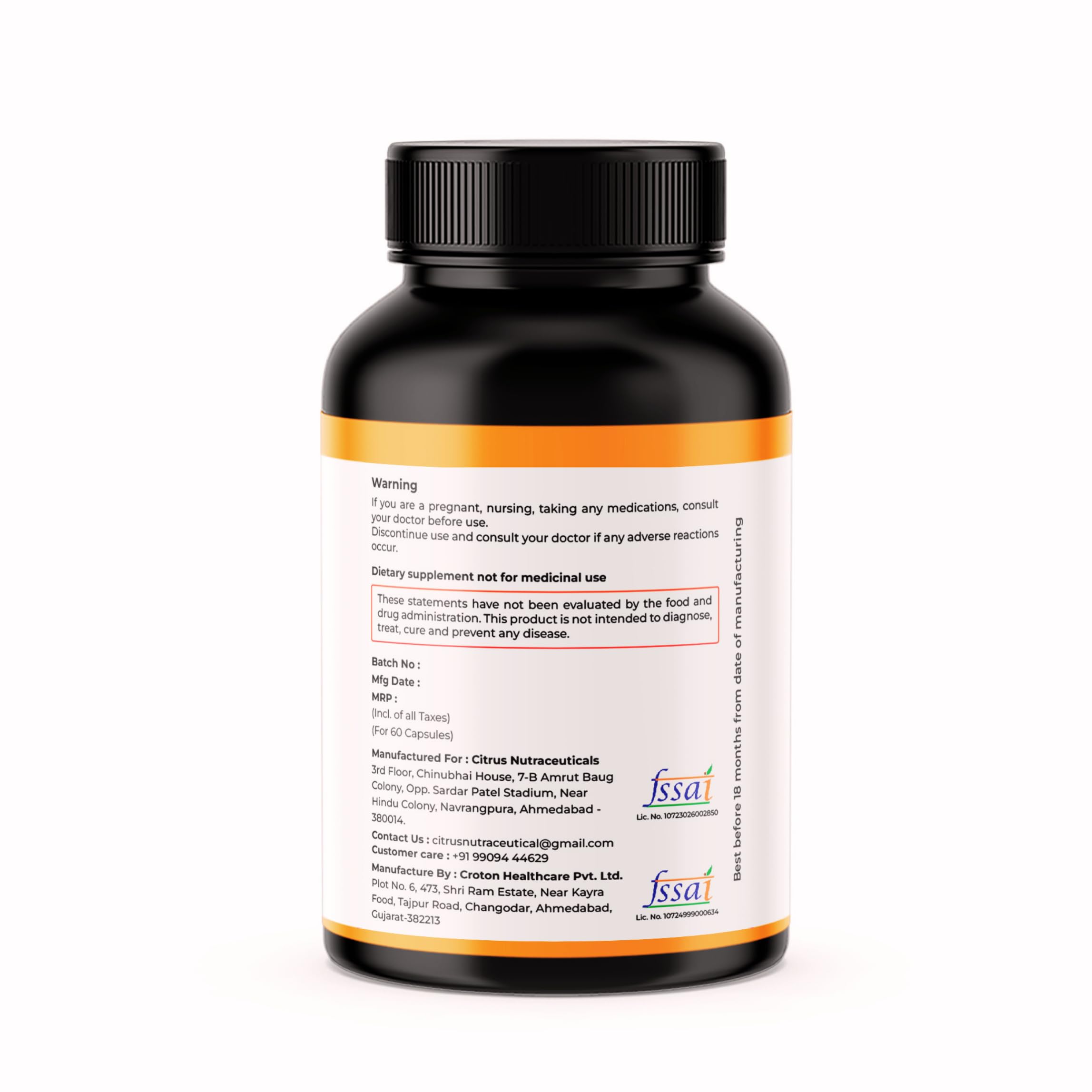 CITRUS NUTRACEUTICAL Quercetin 100mg Capsules 2