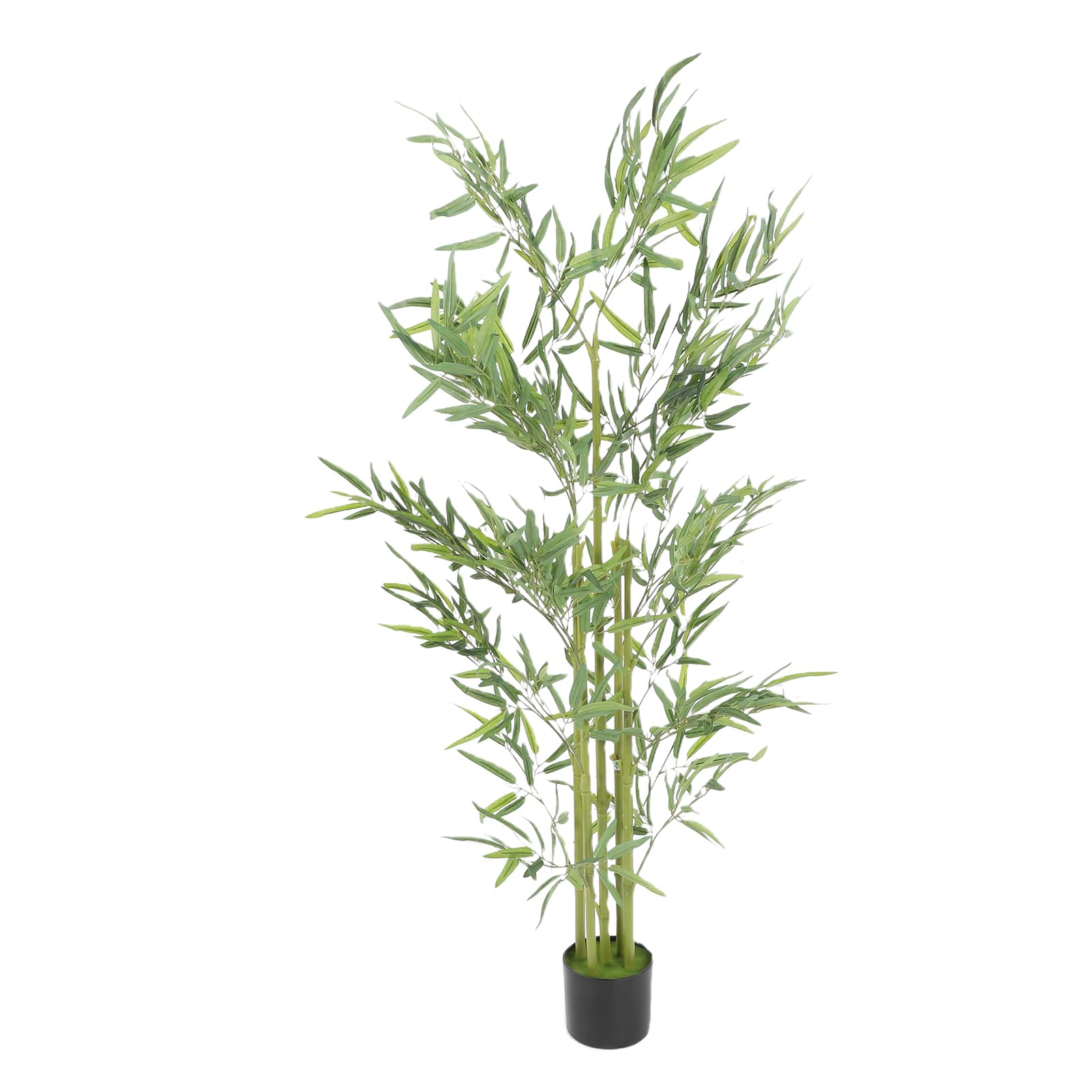 Plante de bambou artificielle 120 cm en pot pour décoration de maison