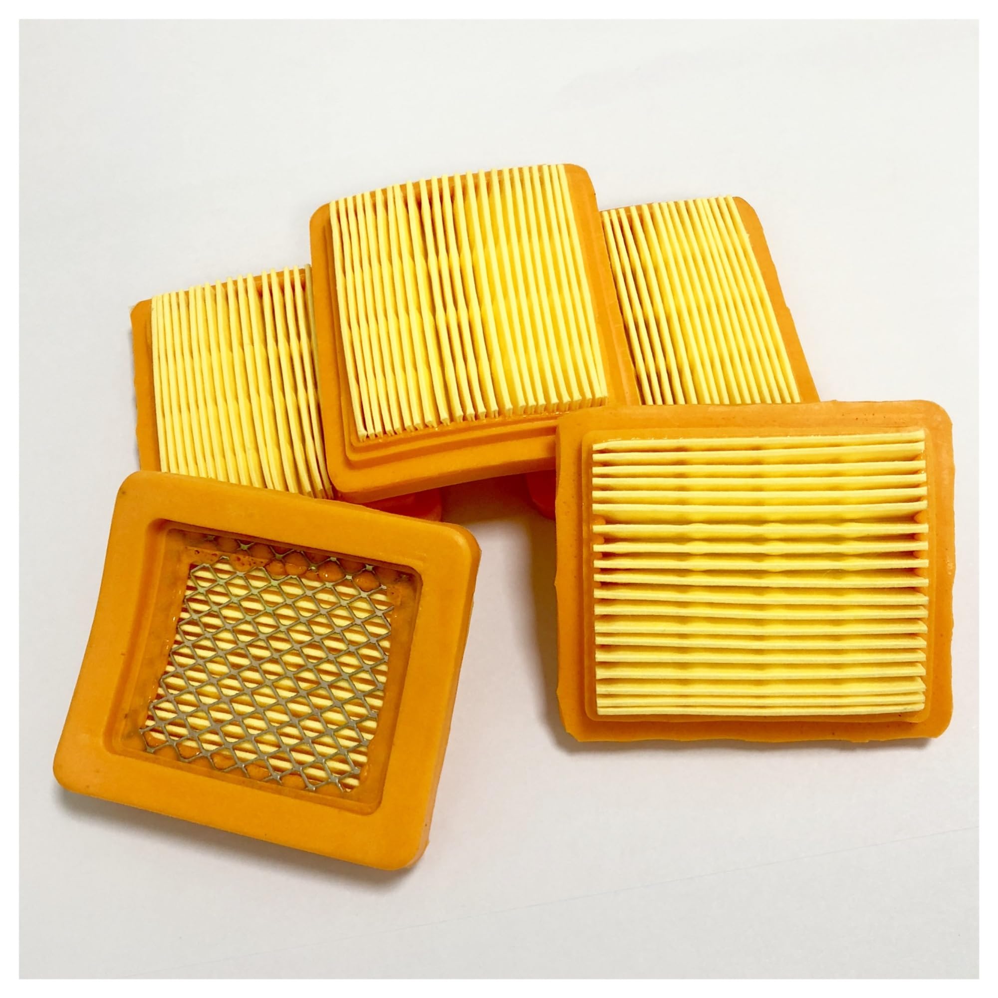 Lote de 5 filtros de Aire compatibles con desbrozadora GX50, GX-50, UMK450, 47,9 CC, Motor de 4 Tiempos, Repuesto 17211-Z3F-000.(20 PCS)