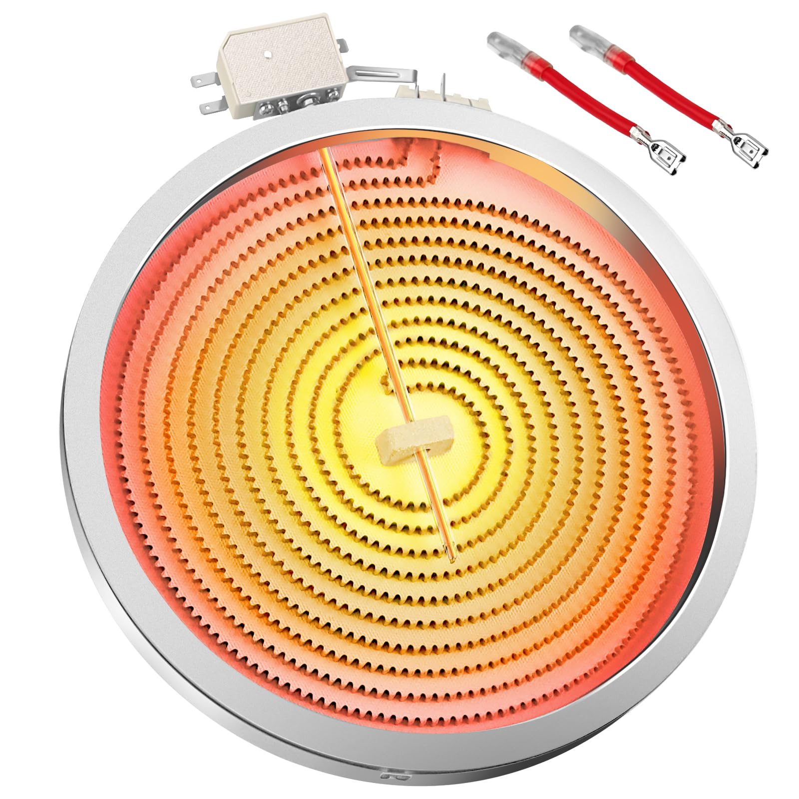 Photo 1 of ???? ???????? W11047722 8523692 W10248262 10" Radiant Surface Heating Element by puxyblue Fit for Whirl-pool Ken-more May-tag Electric Stove Range Replaces WP8273992 PS11775308 AP6041999