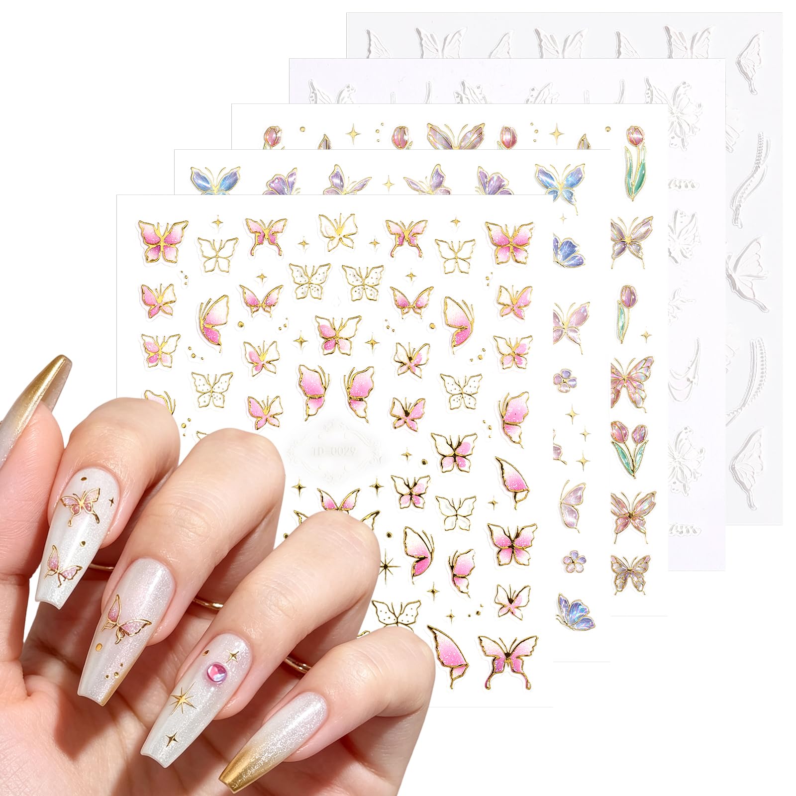 MelodySusie 5D Nail Art Stickers