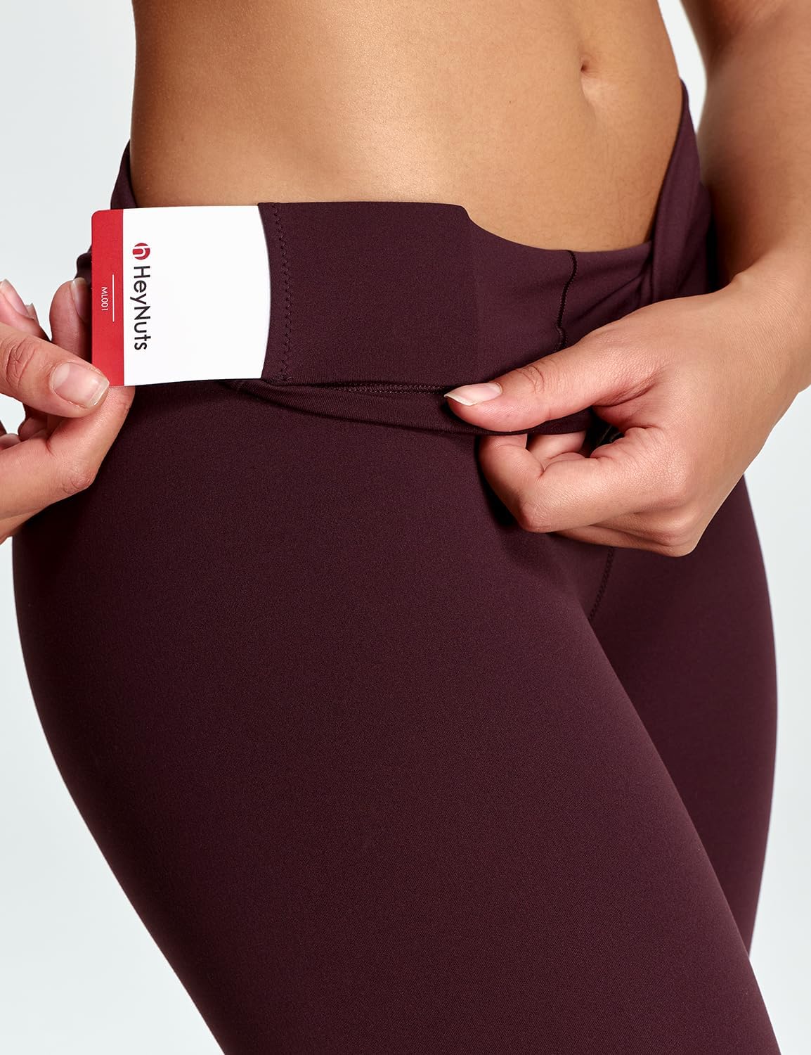 HeyNuts Yoga Pro Leggings 28'', Buttery Soft High Waisted Lounge Yoga Pants Full Length - Image 6