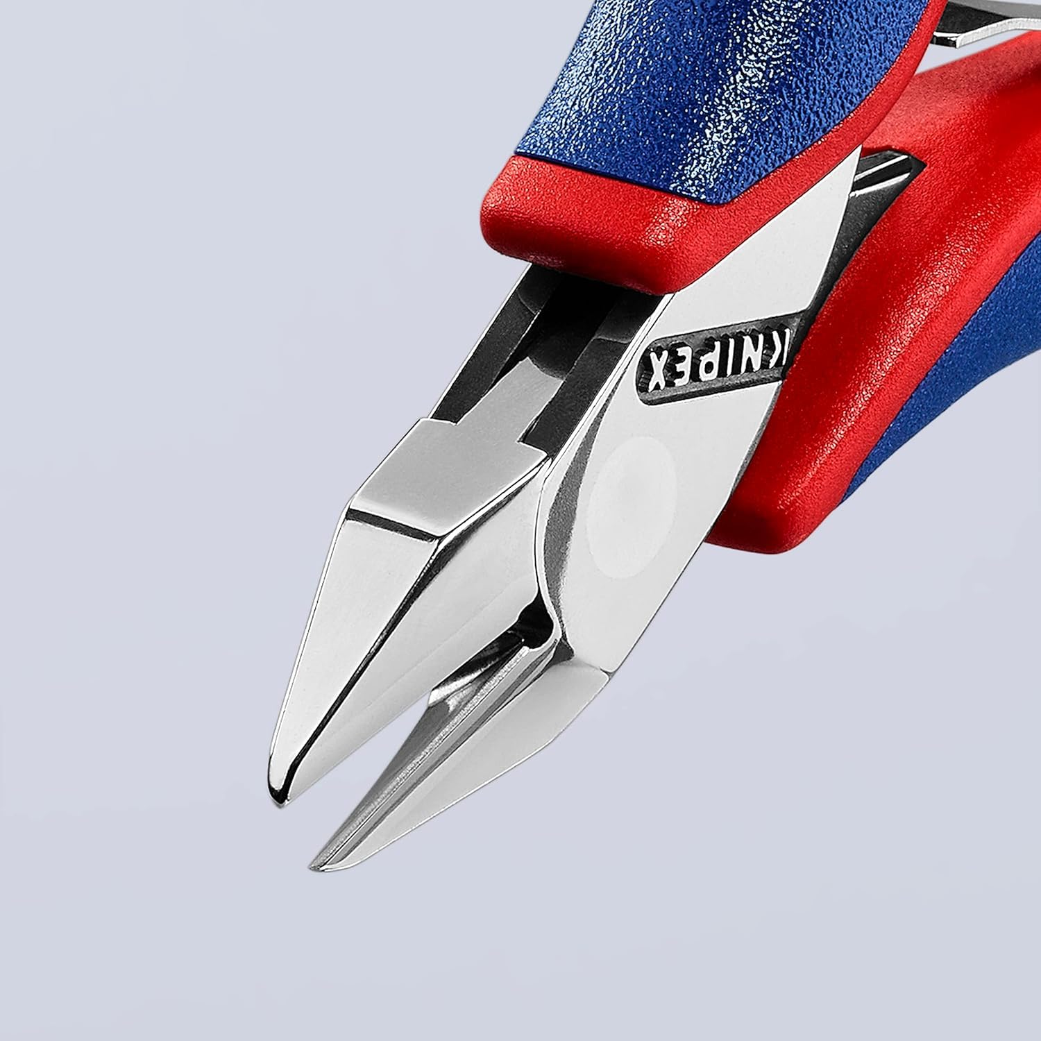 KNIPEX Alicates de corte diagonal para electrónica con articulación machihembrada con mangos multicomponente 115 mm, 77 32 115
