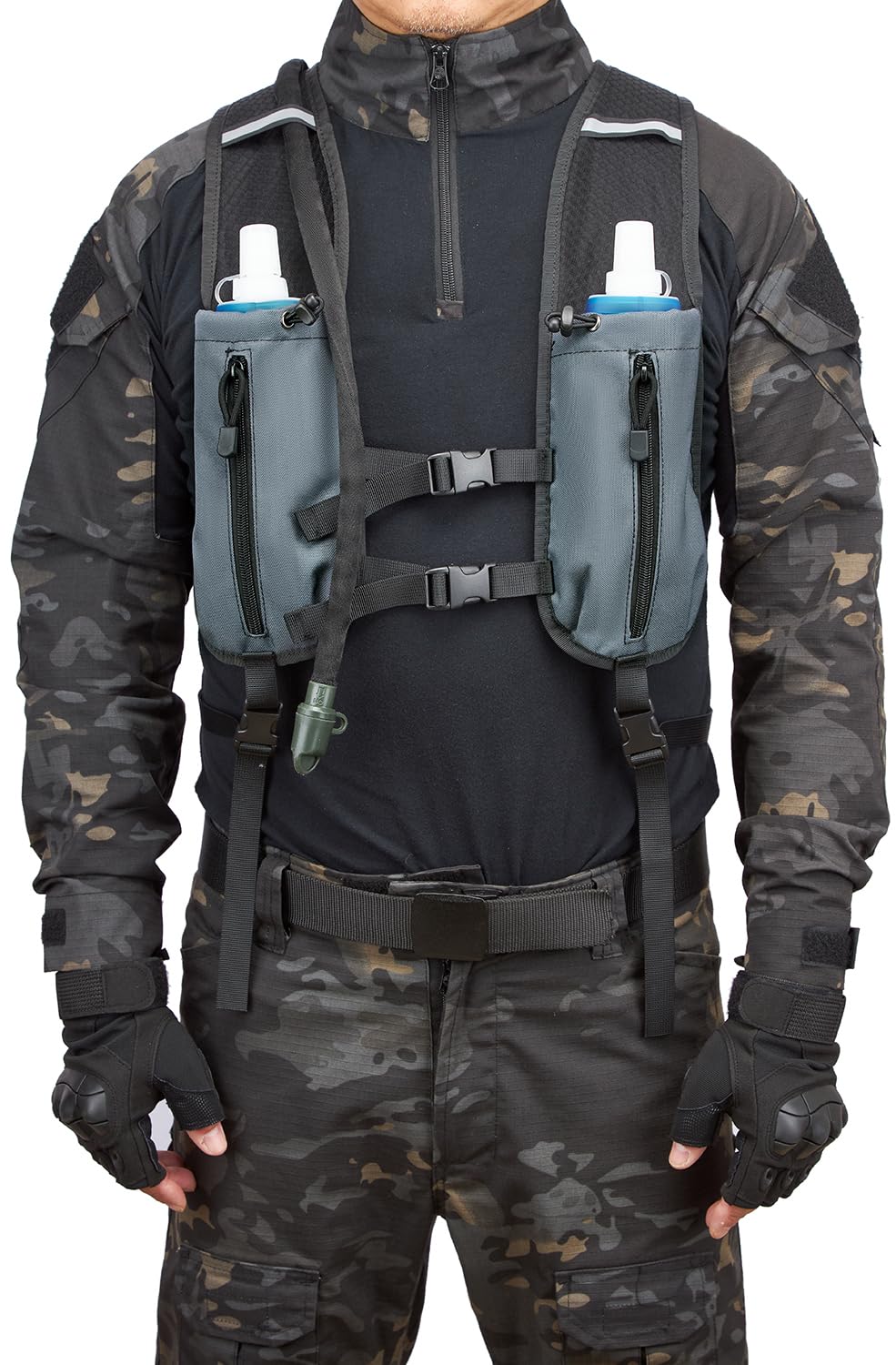 Military 3L Hydration Pack Reservoir Water Bladder Daypack Camel Backpack Hydration Pack with Water Bladder,Lightweight,BPA Free,for Running Cycling Hiking