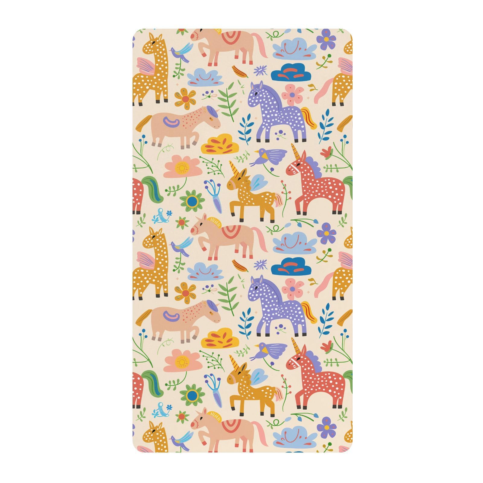 Parure de lit coton extensible bébé motifs animaux doux