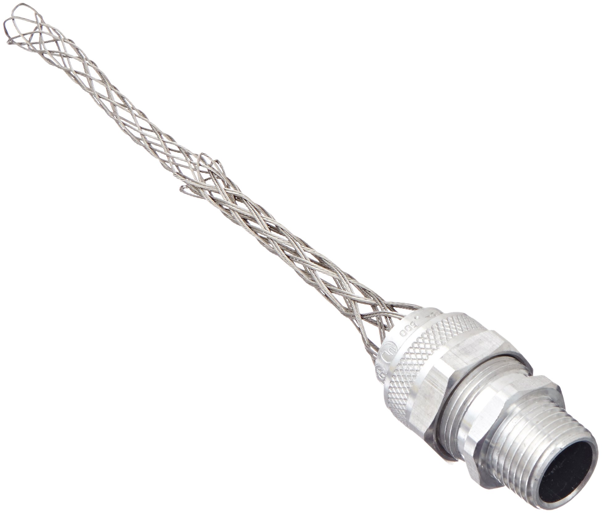 Molex 55-0466 Mini-Change B-Size Anodized Aluminum Threaded Union Adapter, 1"-16UN-2A External Thread