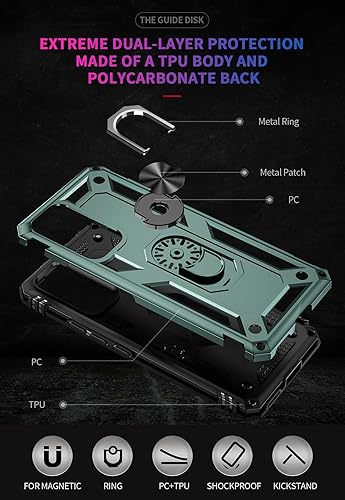 Miniatura 3 de Funda para Xiaomi 12 Lite 5G, Xiaomi 12 Lite Funda para teléfono delgada Protección militar a prueba de golpes Armor Defender Funda protectora para